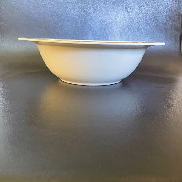 Vintage ALFRED MEAKIN Gold Crown Semi-porcelain serving bowl 18K Gold - Picture 9 of 11